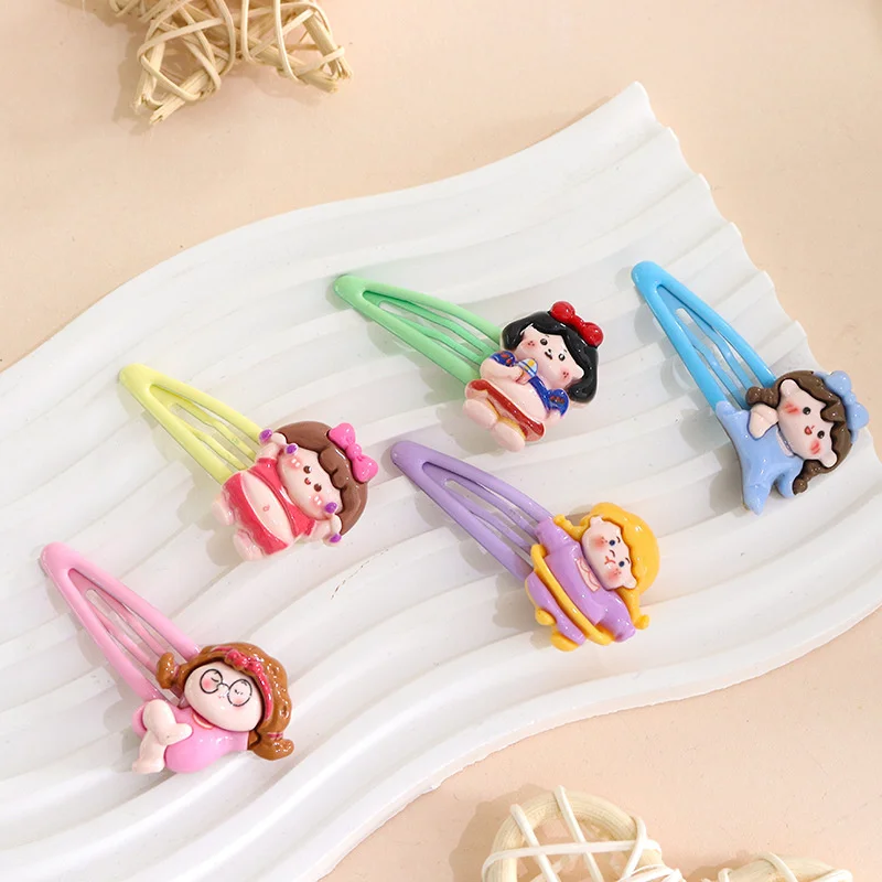 

Симпатичная мультяшная шпилька для волос ярких цветов для полных сестер милая девушка сердце принцесса боковой bb зажим ins Стиль челки боковой зажим