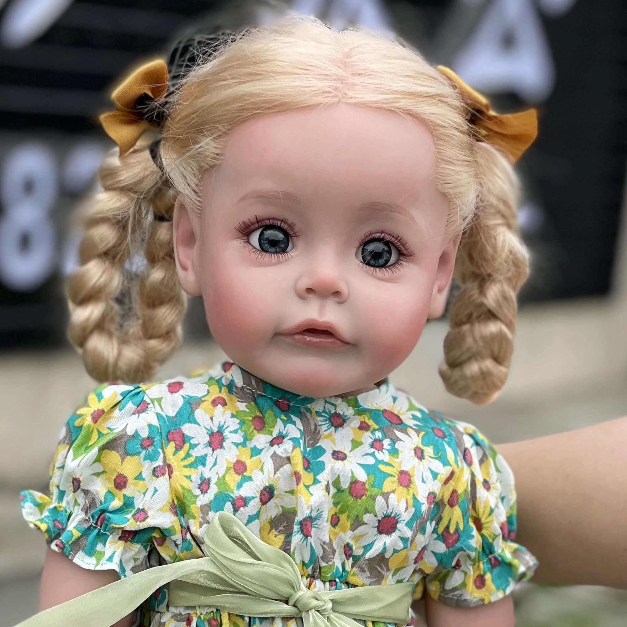 

Кукла Reborn Bebe Suesue, виниловая Милая Реалистичная кукла-реборн ручной работы, 22 дюйма