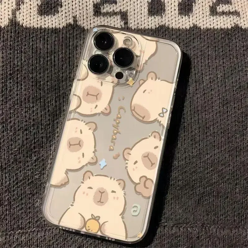 Adorable Capybara Soft TPU Phone Case Cover
