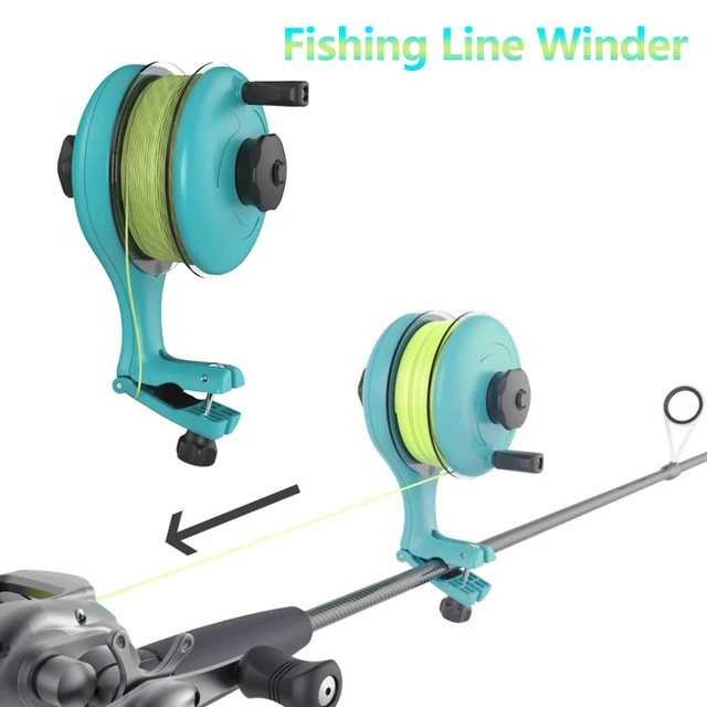 Reel Line Spooler Machine Fishing Line Winder Spooler Fishing Rod Winding  Device Lightweight Fish Thread Wrapper Equipment - AliExpress