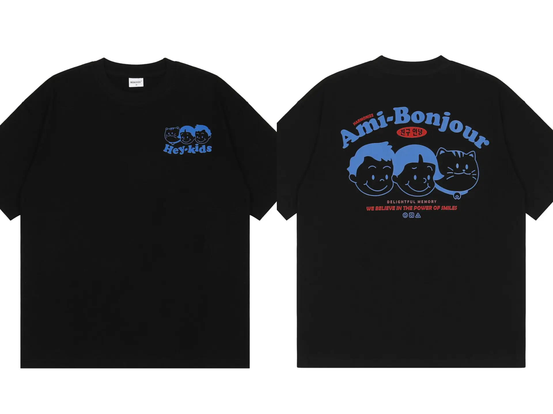 

Футболка с коротким рукавом для мужчин и женщин, свободная хлопковая футболка в японском стиле ретро с принтом мультяшного кота, топы для пар, лето 2024