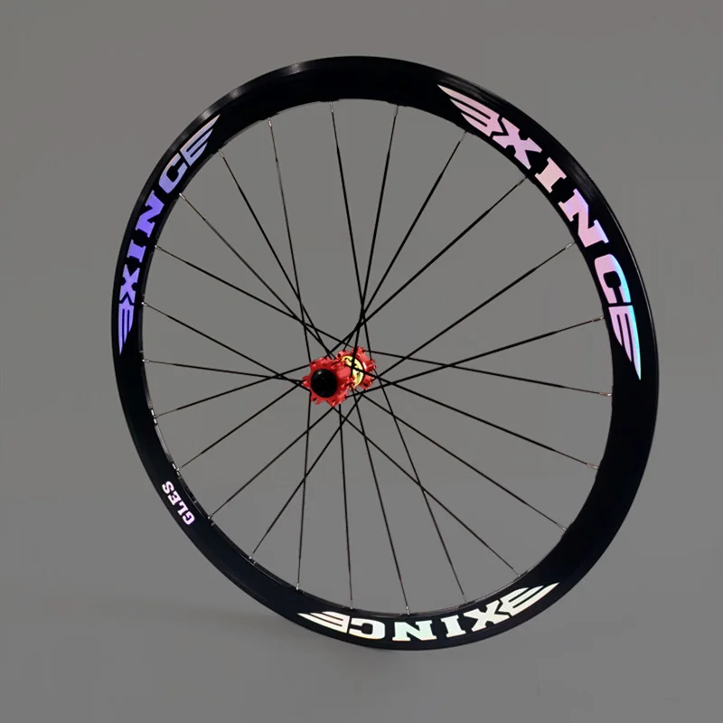 Paire De Roues Vélo Route 700C – Moyeux 32 Trous, 7-12 Vitesses, Frein Jante, Aluminium