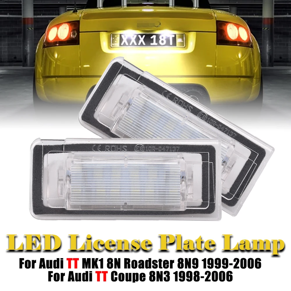 Accessori Per Auto Luci Targa A Led Per Audi Tt Mk1 Audi Tt 8N Roadster 8 N9 Audi Tt Coupe 8 N3 Numero Lampade