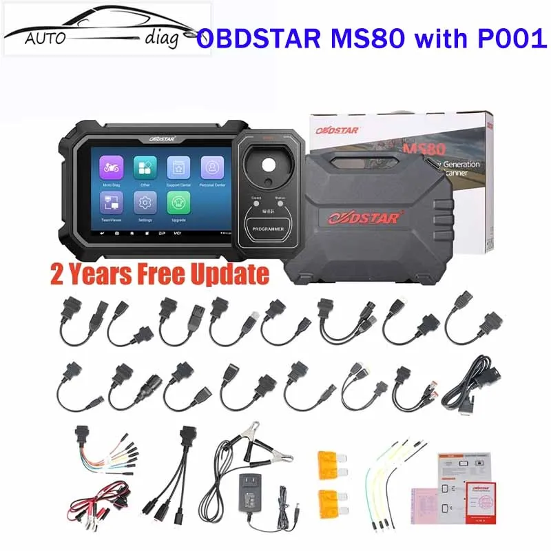 

OBDSTAR MS80 Standard Intelligent Motorcycle Diagnostic Tool Plus IMMO Function Plus P001 2 Years Free Update