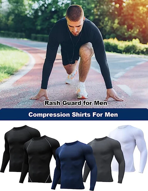 Compression Shirt Maglietta Uomo Superman A Compressione - Top In Poliestere Per Palestra, Sport E Cosplay Top Cosplay Poliestere Spandex - Foto 3