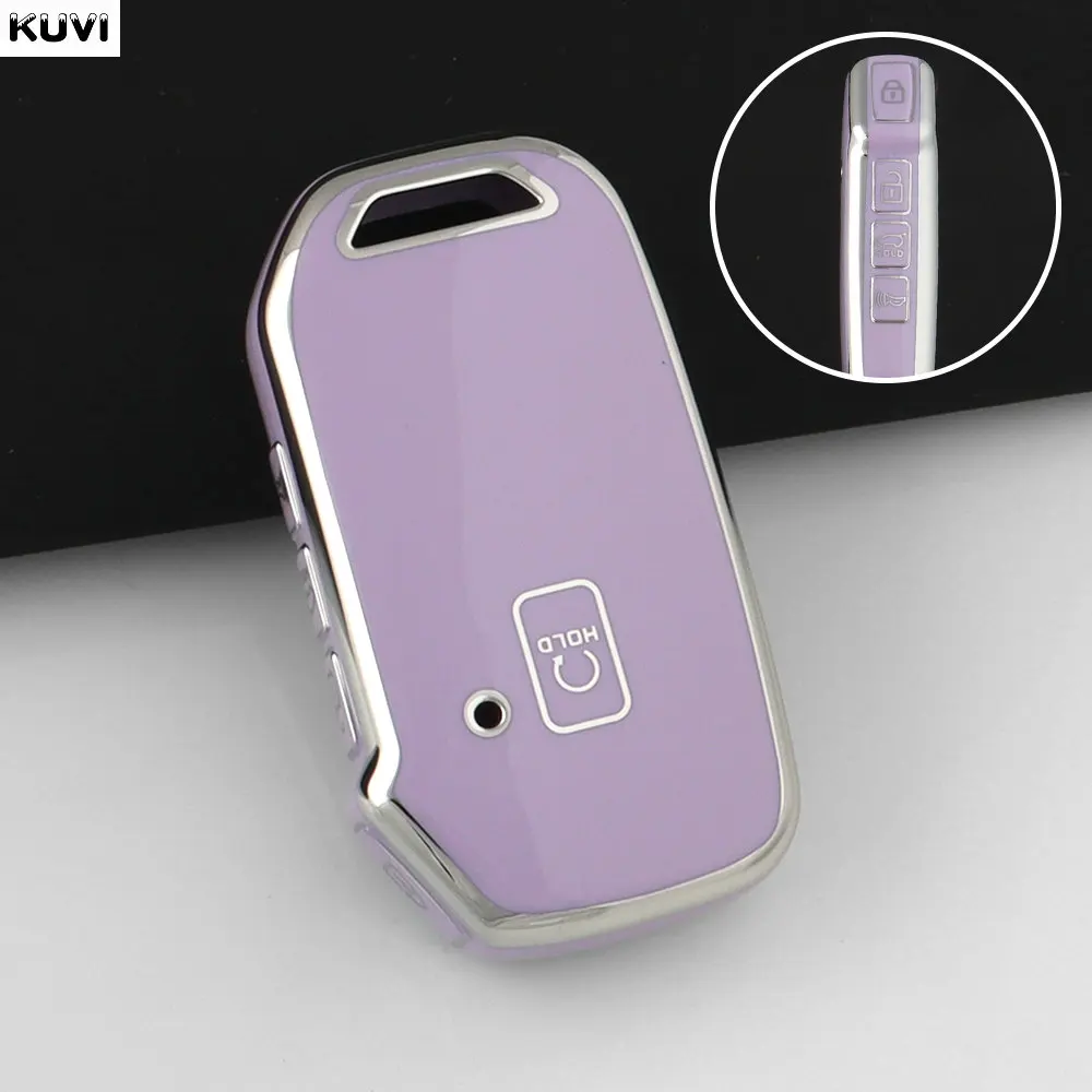 Premium TPU Car Key Case Shell & Keychain