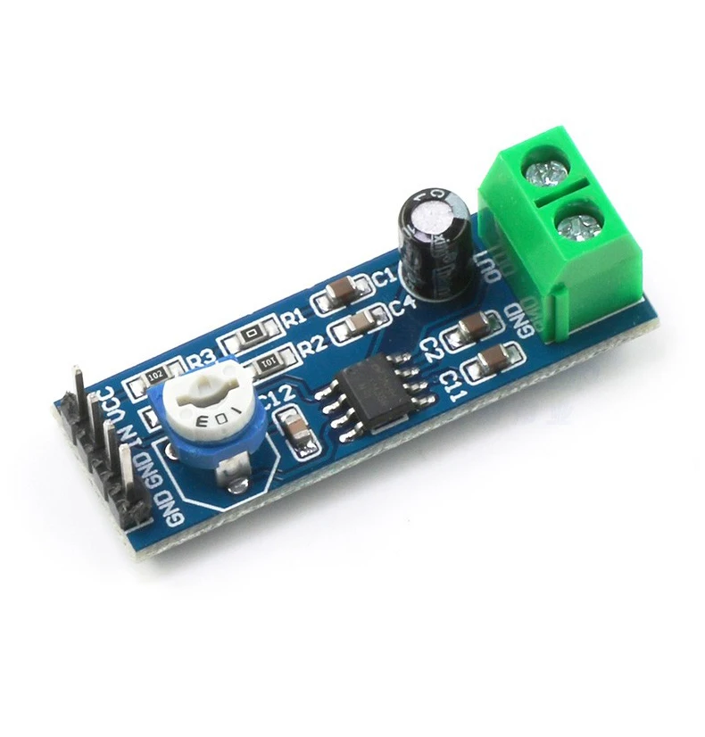 RF Amplifier LM386 Audio Power Amplifier Module 200 Times Gain Amplifier Board mono 5V-12V Input
