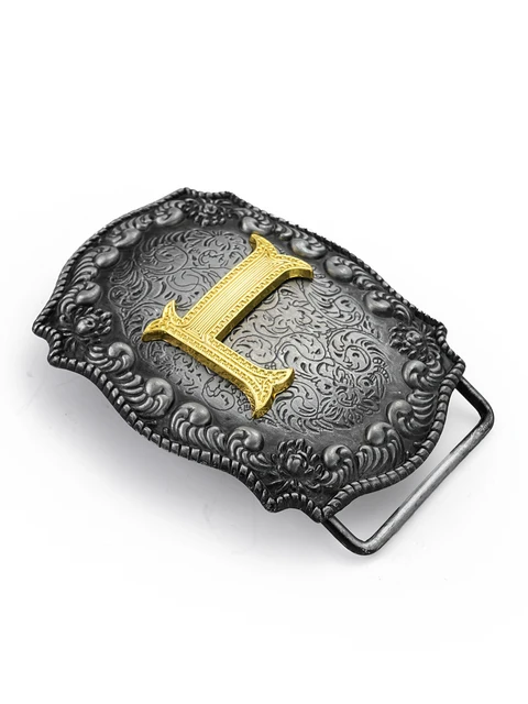 Fibbia Da Cintura Con Alfabeto - Western And Cowboy