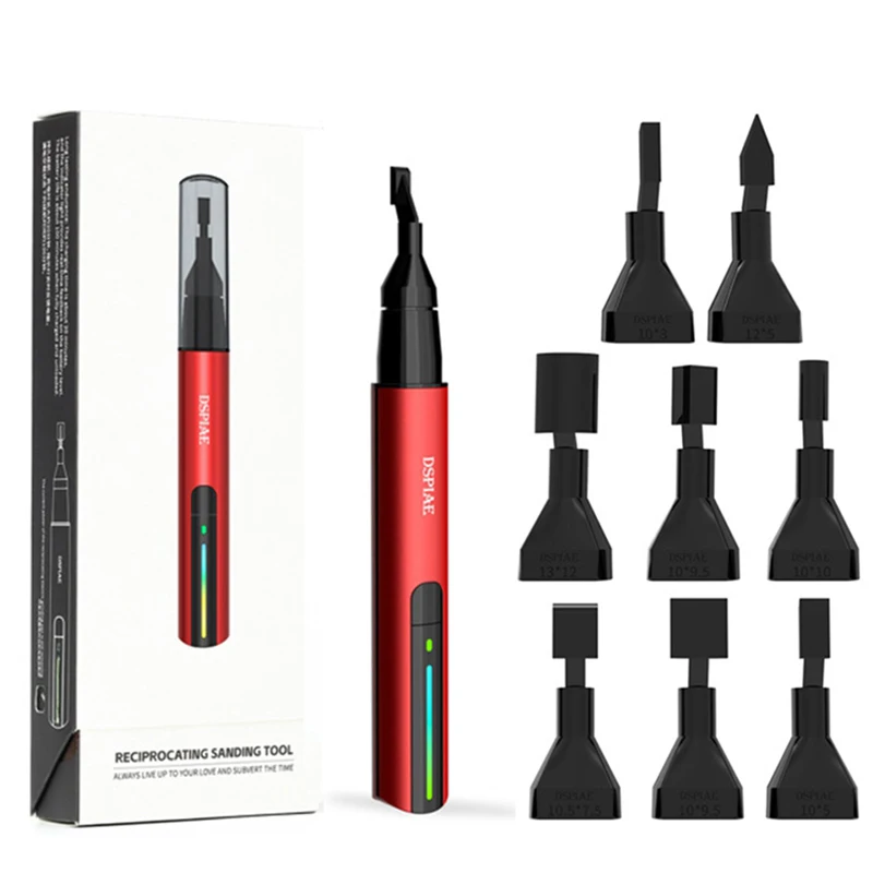 Electric Sander Grinding Pen For Model Mini Reciprocating Polishing Sanding Machine with Three Speed Adjustments USB Charging model tools model polishing tool