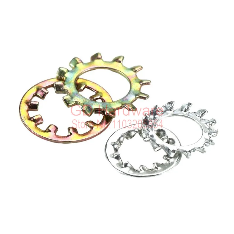 

M3 M4 M5 M6 M8 M10 M12 M14 M16 M18 M20 M22 M24 Znic пластина из углеродистой стали внешняя/Внутренняя зубчатая блокировочная прокладка