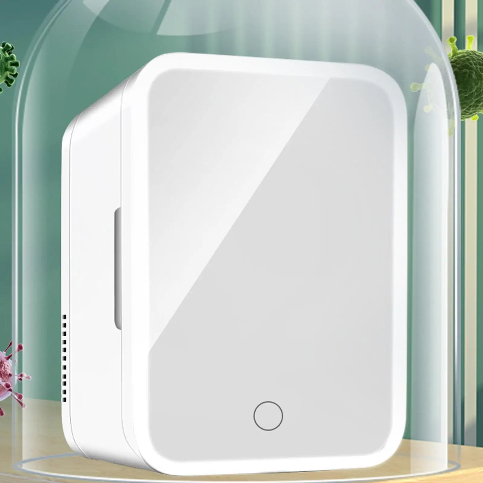 Portable Refrigerator 110V / 12V DC Cooler Portable Small Refrigerator for Food Beauty Makeup Driving Travel Dorm Room