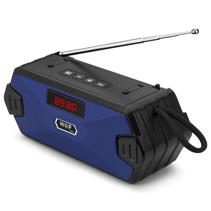 휴대용 무선 블루투스 미니 서브우퍼 지지대, TF 카드, USB 스피커, FM 리시버, FM 라디오