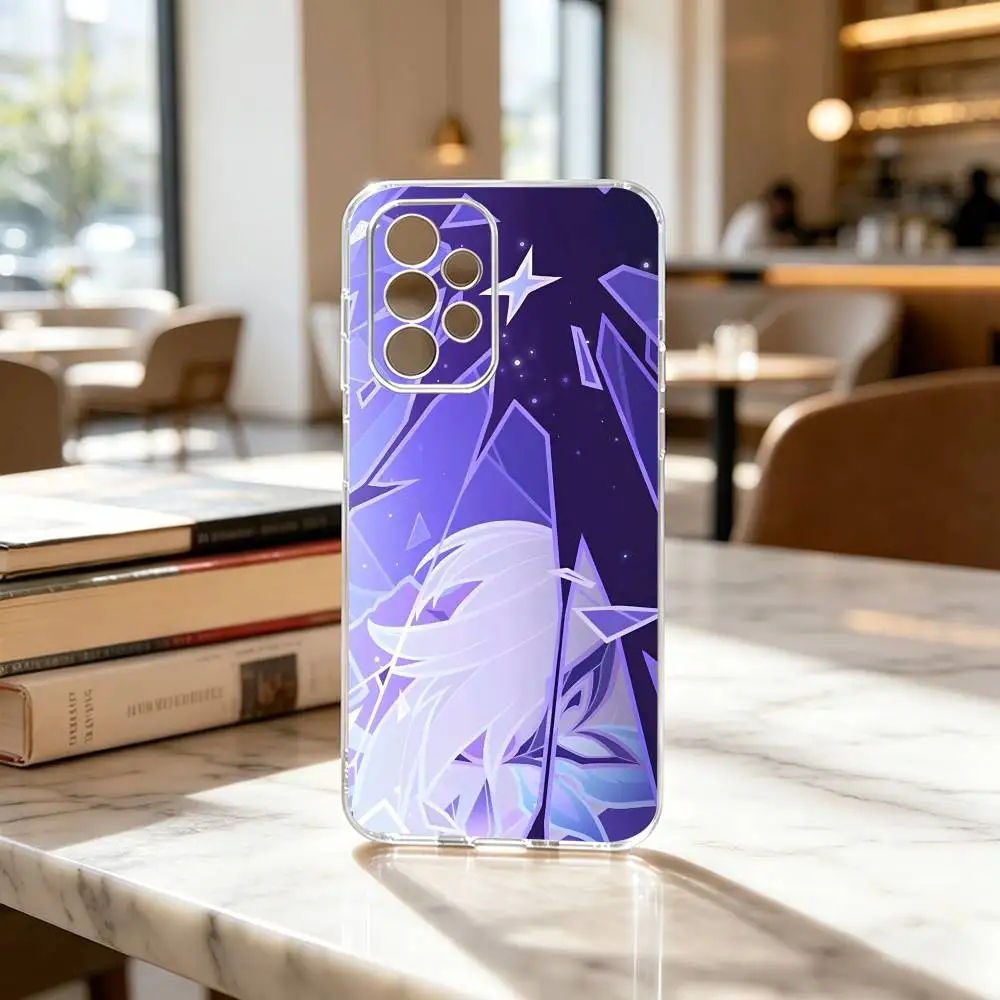 Genshin Impact Skirk Transparent Silicone Soft Phone Case