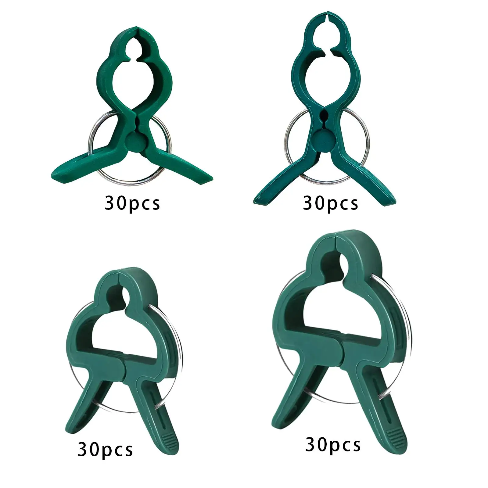 

30Pcs Plant Clip Vines Flower Clamps for Gardening Plant Stalks Climbing Plants Attachment Straightening Tomato Cage Yard