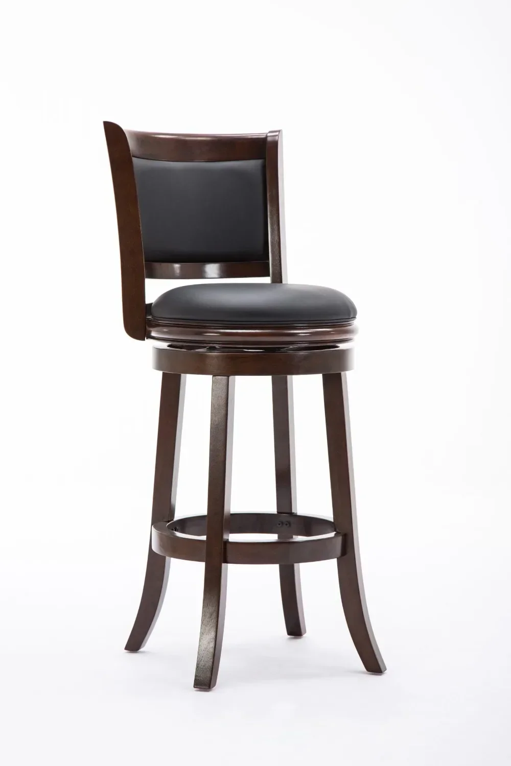 

Boraam Augusta 30" Swivel Wood Kitchen Bar Stool, Cappuccino