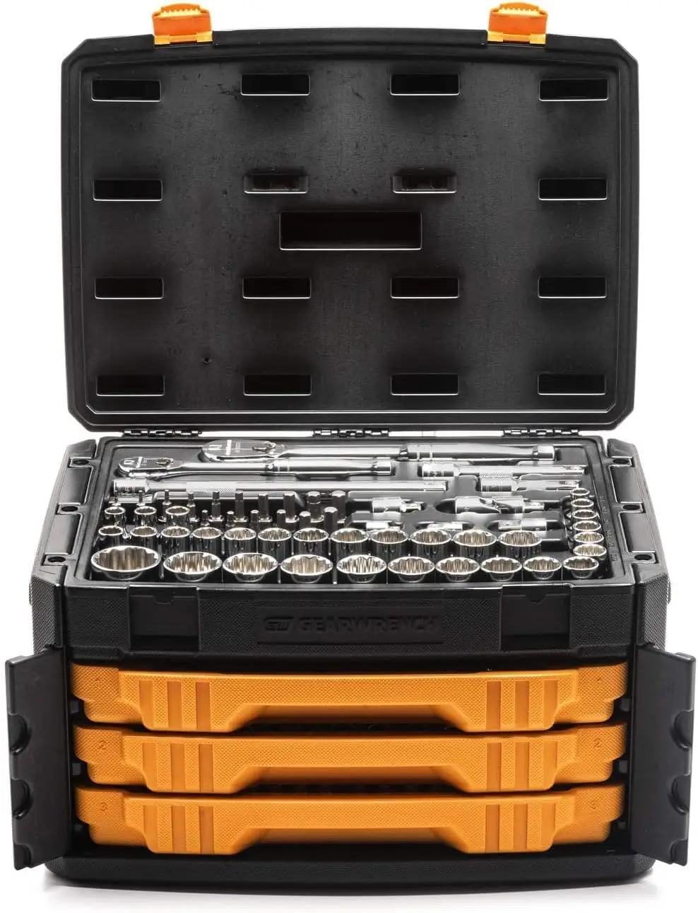 243 Piece Mechanics Tool Set in 3 Drawer Storage Box | 12 Point 4