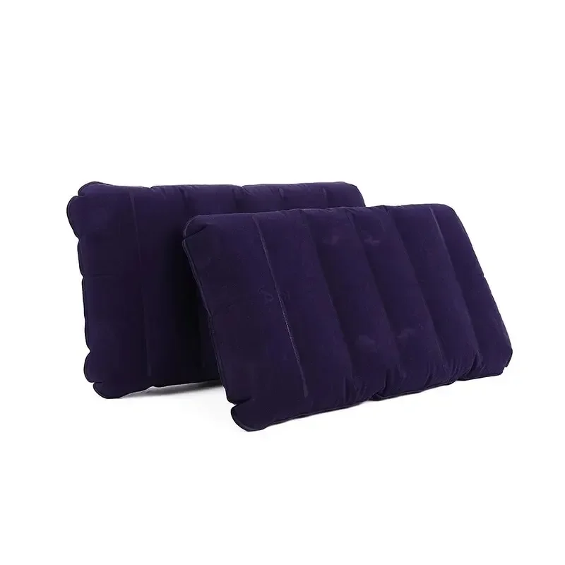 47x30cm Air Cushion Pillows Outdoor Camping Sleep Cushion Folding Square lnflatable Pillows Travel Backrest Plane Head Rest Big inflatable pillow camping pillow