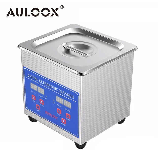 1.3L Stainless Steel Digital Heated Ultrasonic Jewelry Cleaner