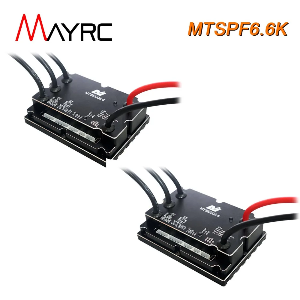2 Pezzi Mayrc 200A Basato Su Vesc6.0 Super Electronic Speed Controller Per Robot Da Combattimento Elettrico Longboard Skateboard E-Scooter