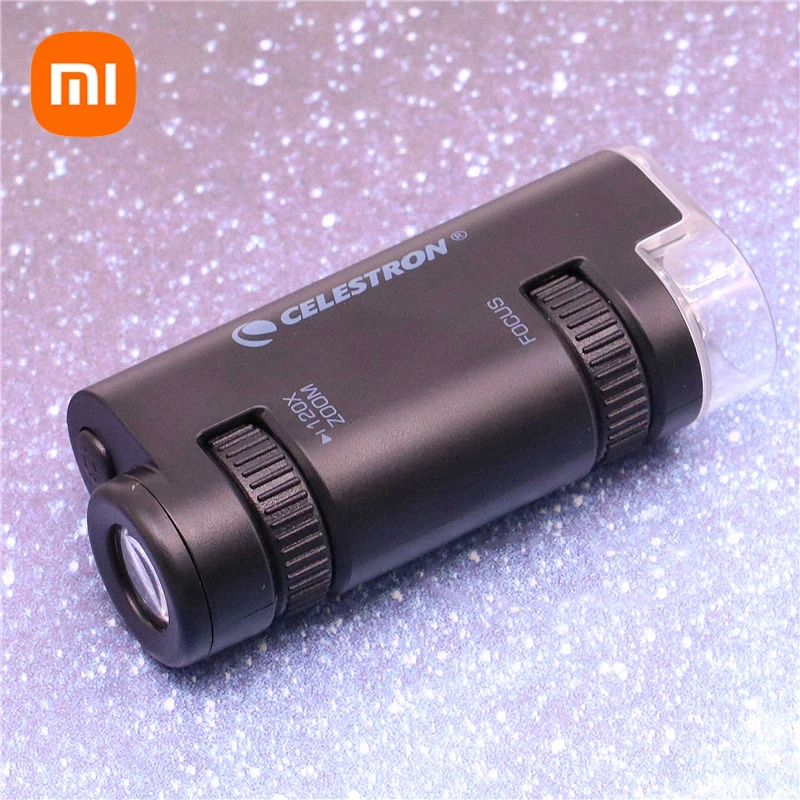 XiaomiNewCELESTRONPortableHandMonocularMicroscope60X120X