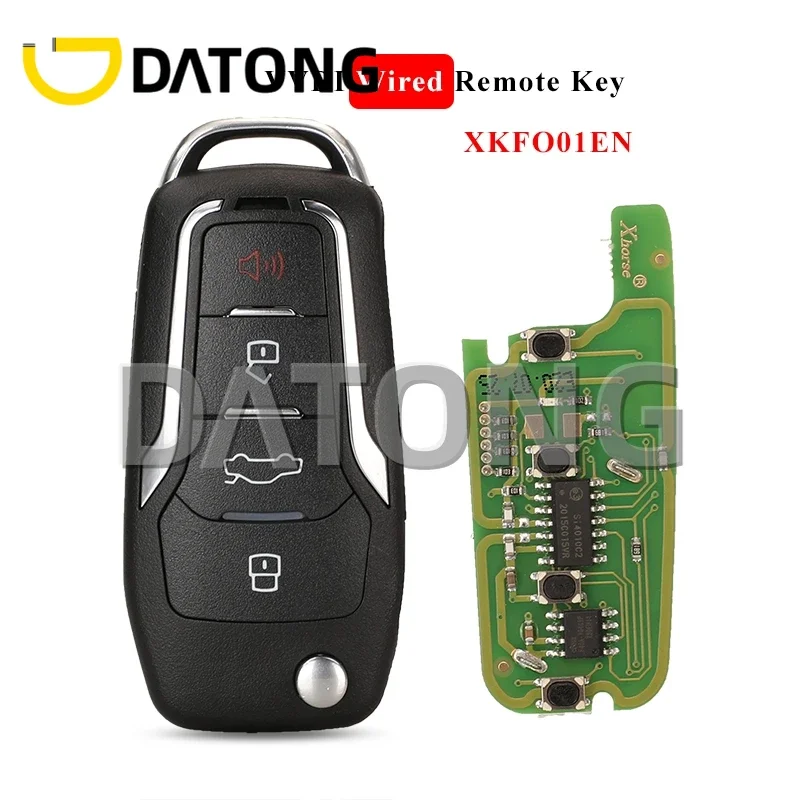 CHANKey Xhorse проводной дистанционный брелок для d Type XKFO01EN X013 Series универсальный 4-кнопочный рабочий инструмент VVDI