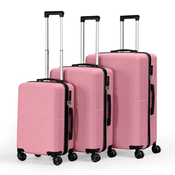 TSA Lock 3Pcs Luggage Set ABS Hardshell Travel Suitcase Luggage Bag With Silent Spinner Wheel 28 Inch Large Suitcase 1