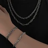 7MM Pure Titanium Twist Chain Bracelet Skin Friendly Braid Rope Bracelets for Men & Women 18 CM 6