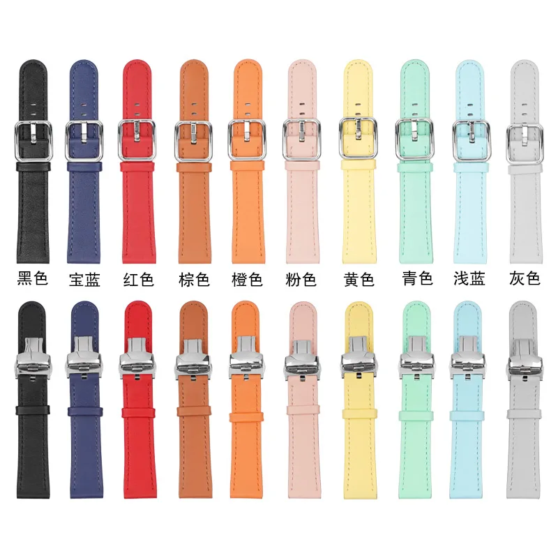 Cinturini In Pelle Chiusura Con Fibbia A Farfalla Per Omega Speedmaster Joint Moonswatch Soft Sport Bracciale Da Polso 20Mm Orologio Cintura In Pelle