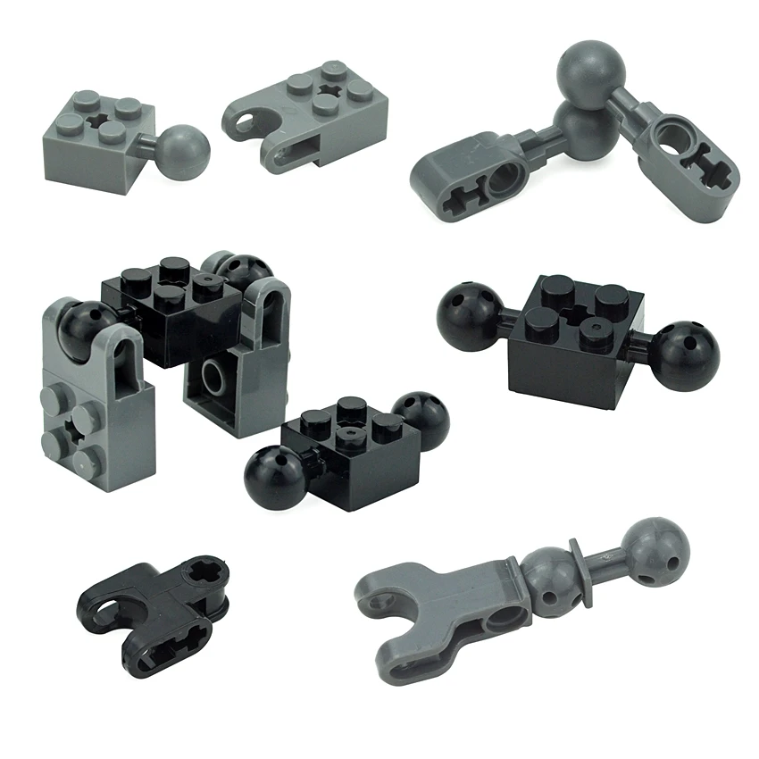 Enhanced Technical Building Blocks with Ball Connector - Joint Parts Set