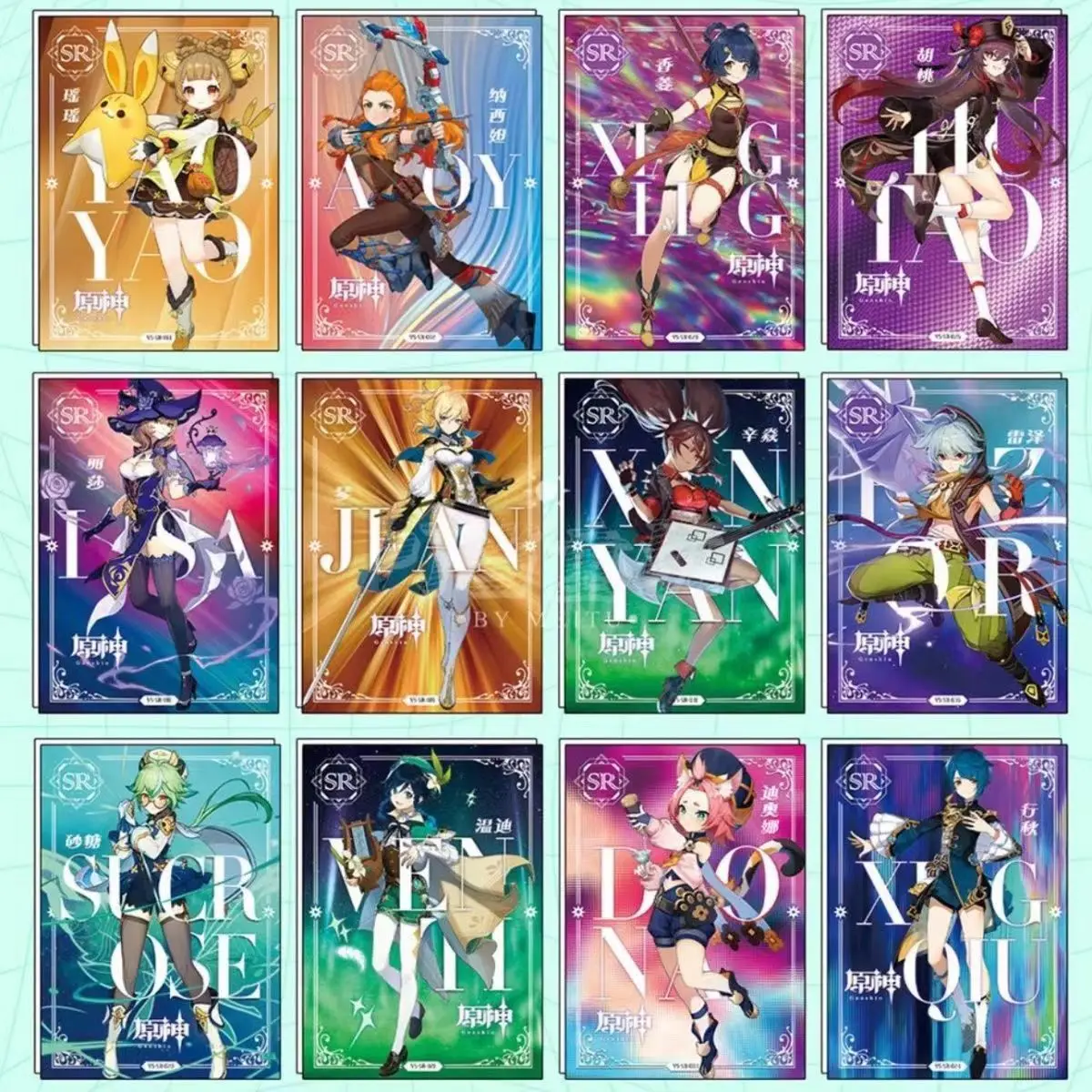 Ударная карточка New Genshin, коллекционная Аниме игра TCG, бустер, коробка, редкий SSR, подарки для окружающих детей и семьи, новые настольные игрушки для (art.: 3920c331e46c1) - 3920c331e46c1