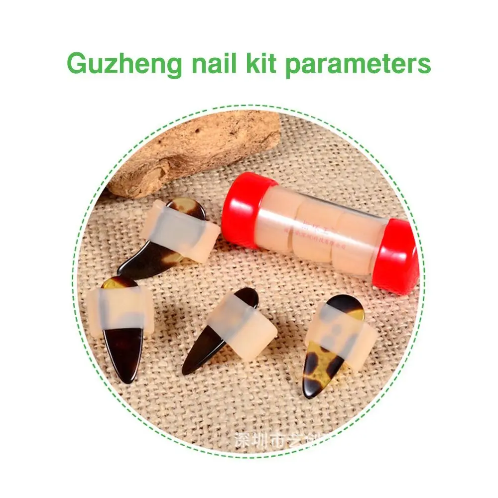Silikon Guzheng Nagel Abdeckung S/M/L Guzheng Praxis Guzheng Schutz String Instrument Praxis Zubehör Ohne Nagel Tipps – Detail 5