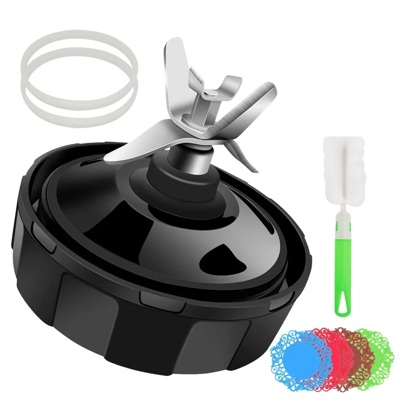 7 Fins Blender Parts Set For Ninja Blender Cups For Nutri Ninja Auto IQ