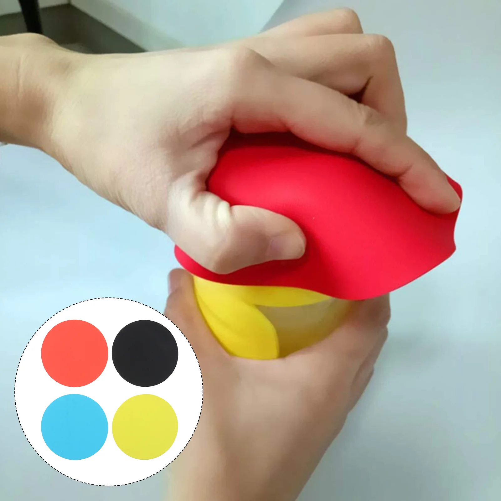 

Non Slip Bottle Opener Pad Waterproof Silicone Solid Openers Pad Tableware Pad Kitchen Gadget Bottle Mats for Women Children