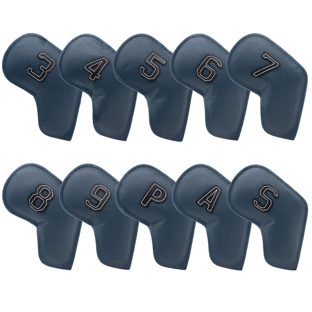 

Hot Sale Oil Edge Golf Iron Head Covers Hot Sale 10pcs/set Fashion Golf Club Headcovers Wedge Club Head covers