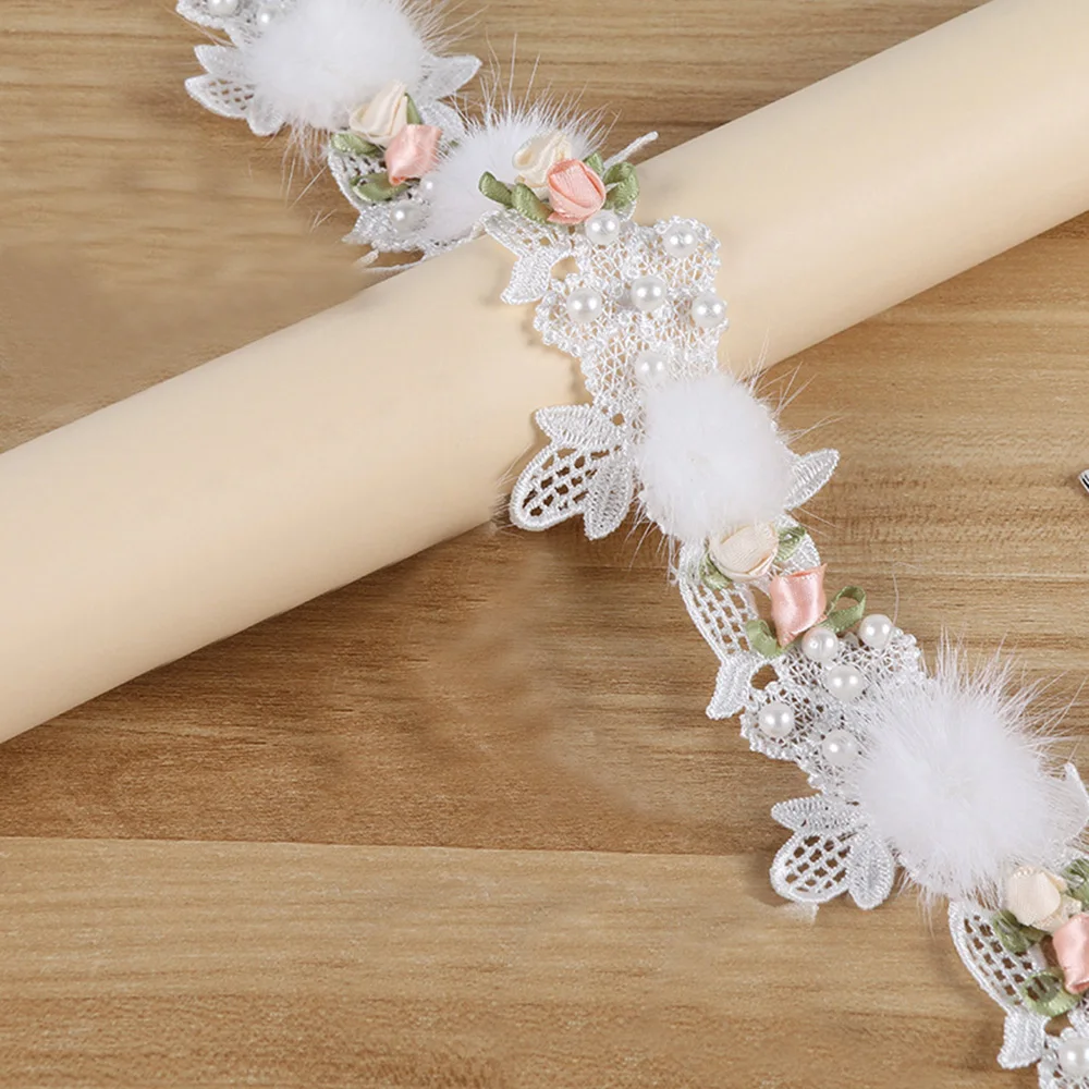 Lotus Leaf Lace Wavy Ribbon, Flower Bouquet Packaging Pleated