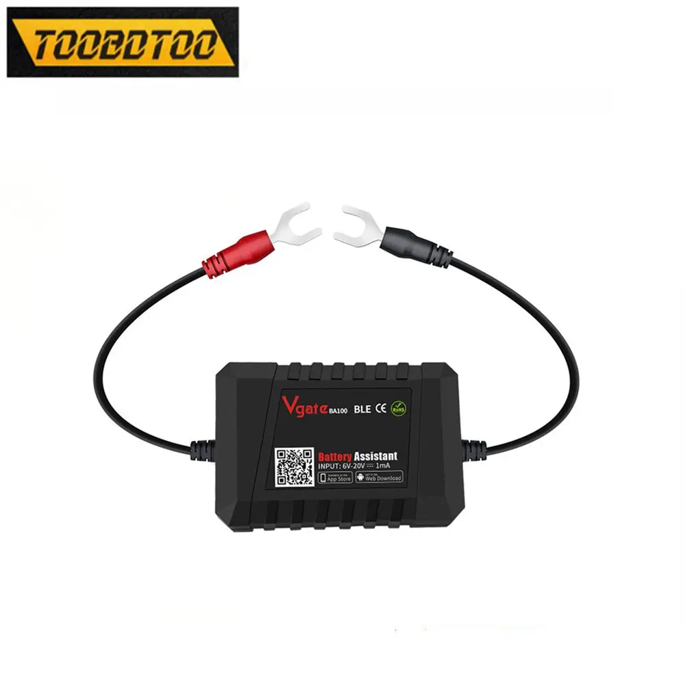 

BlueTooth беспроводной диагностический анализатор монитор для Android и IOS Vgate BA100 тестер батареи автомобиля 6 ~ 20 в