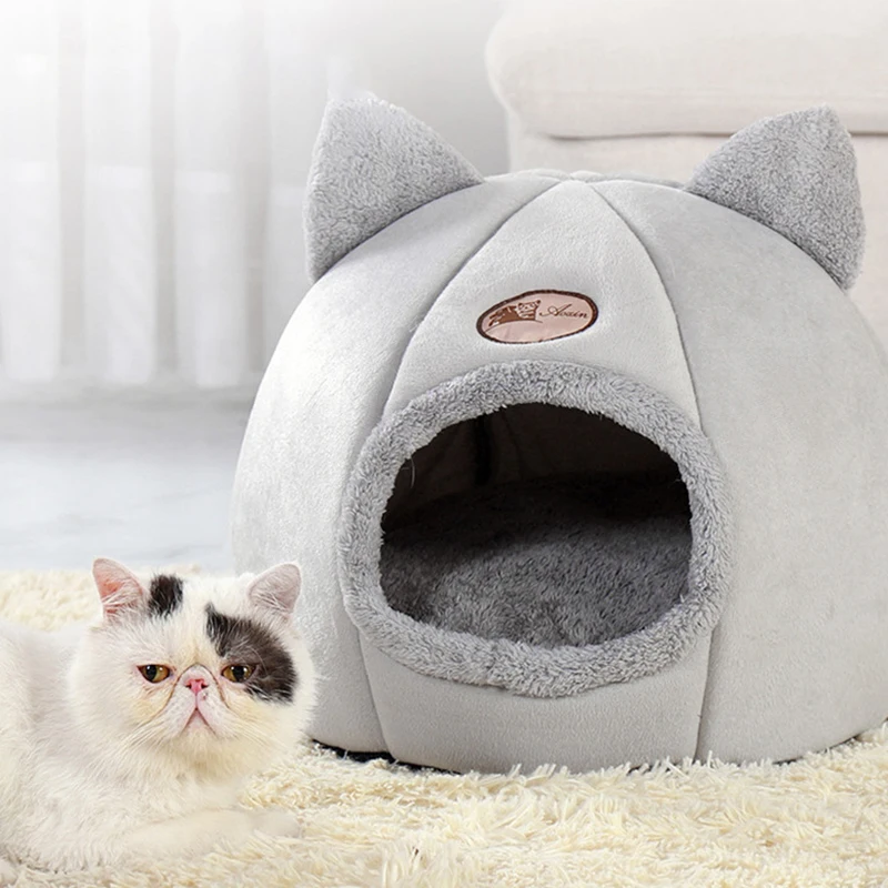 Title 4, Cat House Cat Bed Pet Bed Soft Whole Washable W...