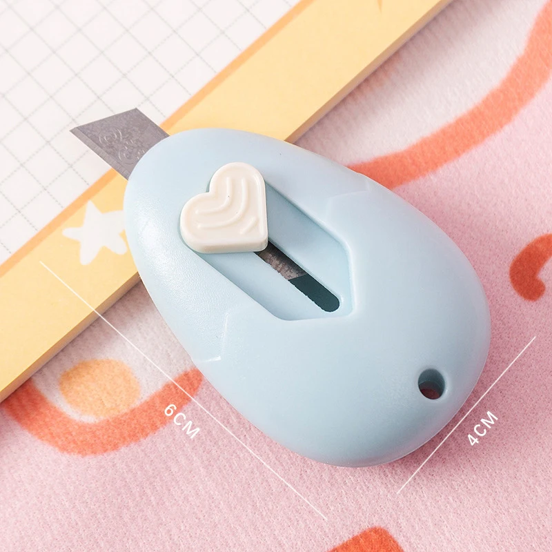 Cute Mini Art Utility Knife Cartoon Cat Paw Cloud Flower Shape Cutter Express Box Paper Envelope Opener Blade Stationery