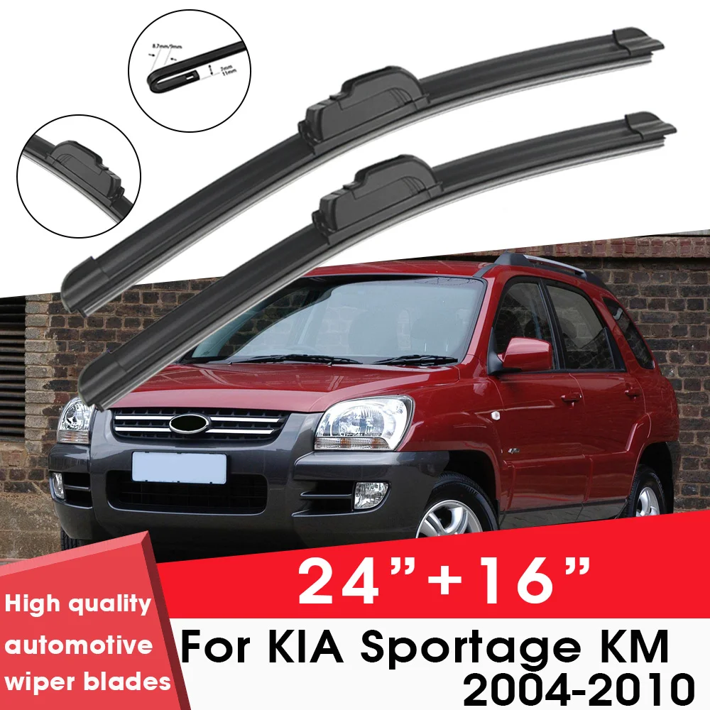 

BEMOST Car Wiper Blades Front Window Windshield Rubber Refill Wiper For KIA Sportage KM 2004-2010 24"+16" Car Accessories