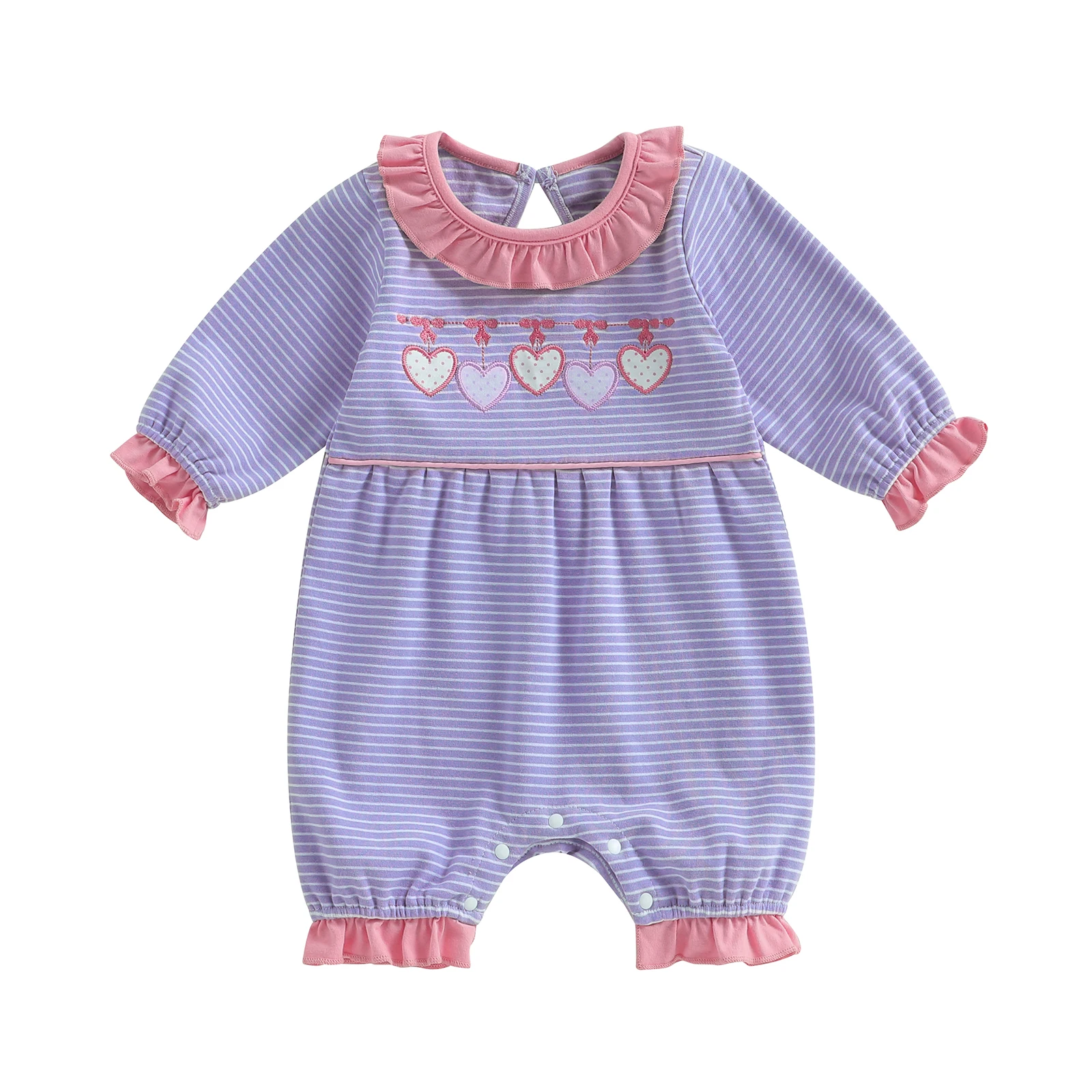 Adorable Toddler Girls Pink Heart Print Dress with Ruffle Sleeves and Bow Detail - Sweet Valentine s Day Outfit