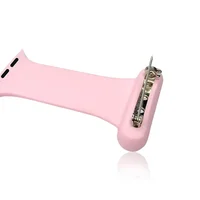 Broche de montre d'infirmière pour Iwatch série 5 3 4 6 Se, Bracelet de montre en Silicone pour Apple Watch, 38mm 42mm 44mm 40mm 4