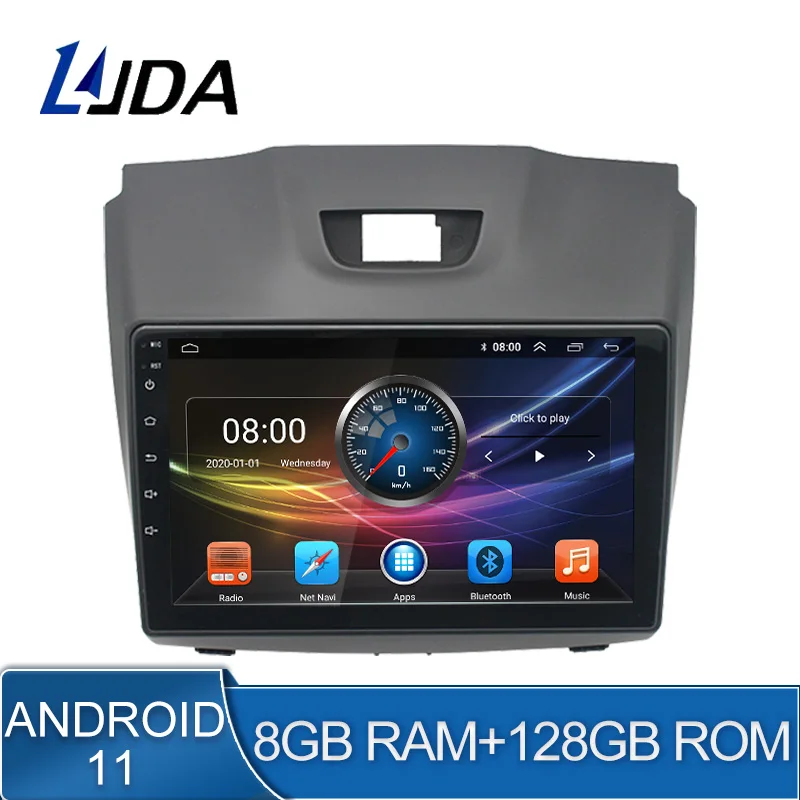 

Автомобильный мультимедийный плеер 8G + 128G DSP Android 13 для Chevrolet Trailblazer Isuzu D-max Колорадо S10 2 Din автомобильное радио GPS Стерео Wi-Fi