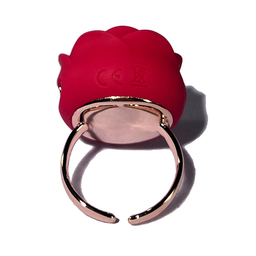 Rose Ring Vibrator 10 vibrations Clitorial Nipple stimulator Sex Toy For Woman Adult Toy Couple toy Intimate Gift Romantic Gift
