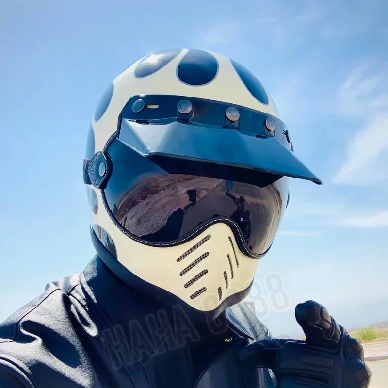 ��Ƽ�� ������� ��� ���� ���� ��Ʈ�� ������� Ǯ ���̽� ��� Casco Moto Capacete DOT ����