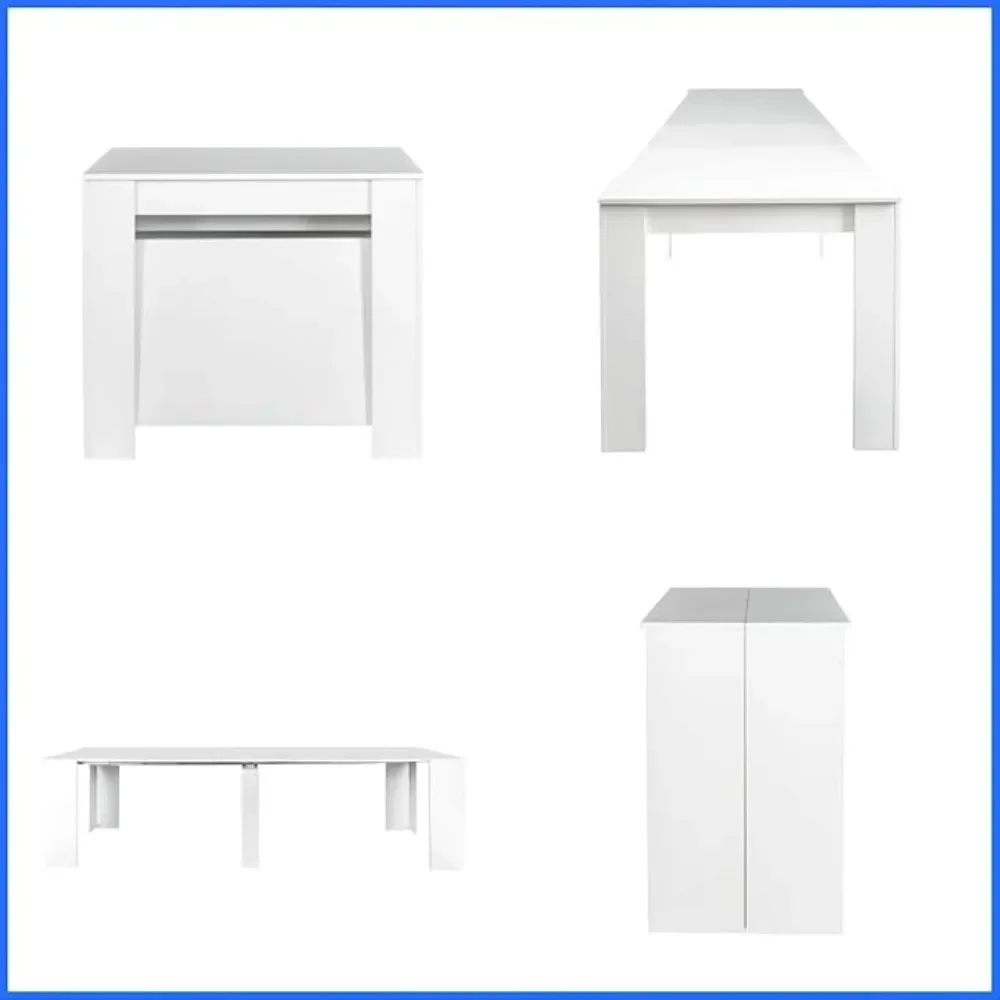 Dining Tables,Multifunctional expandable console table to save space indoors,kitchen dining table Dining Room Furniture 4