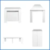 Dining Tables,Multifunctional expandable console table to save space indoors,kitchen dining table Dining Room Furniture 4