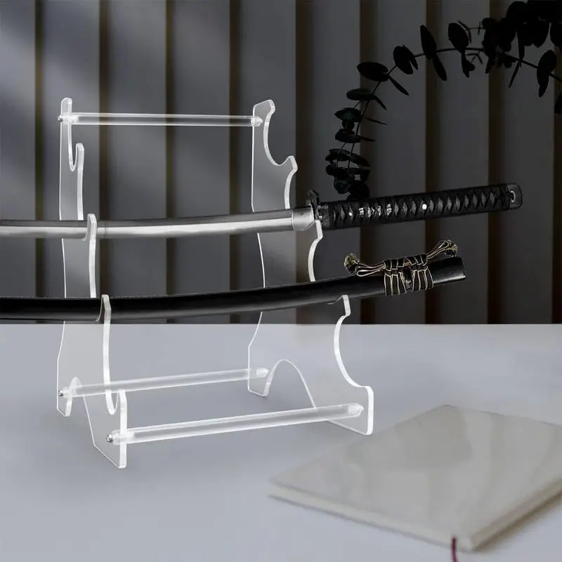 Esposore per spada esposore per spada decorativa in acrilico da tavolo per spada Rack Dropshipping  15