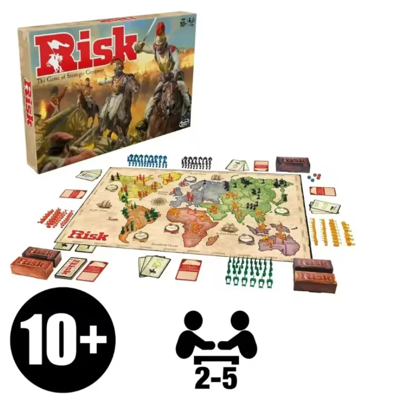 + Jeu de société Conquête stratégique Risk 2025 : 2 à 5 joueurs, stratégie de guerre amusante, parfait pour les amis et les familles pour profiter de ensemble - AliExpress