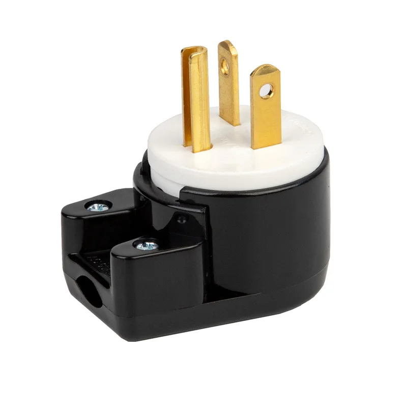 NEMA 6-20P American standard three-pin elbow generator wiring plug 20A250V assembly removable UL certification