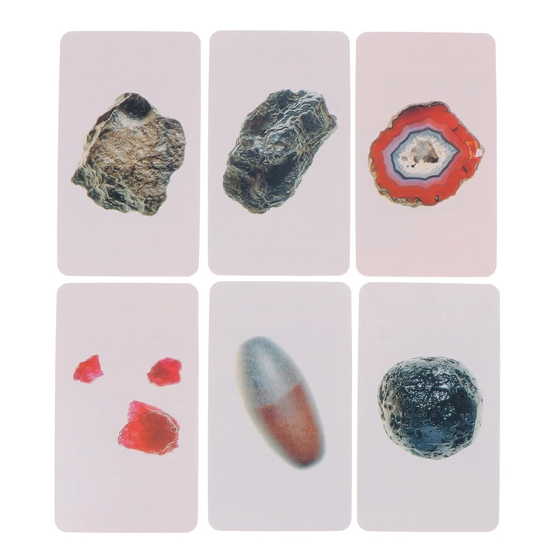 Crystals The Stone Deck Oracle Card Deck For Fate Divination Leisure Entertainment Card Game New High Quality Board Games 4